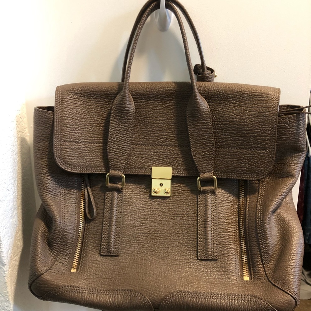 3.1 Phillip Lim brown leather pashla satchel